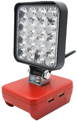 Immagine prodotto di Lampada da lavoro senza batterie, 16 LED, per officine all'aperto e campeggio