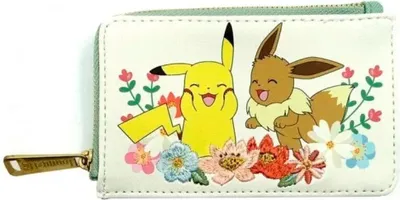 Produktbild von Loungefly Pikachu Eevee Blumen-kartenetui Grün  Grün One Size