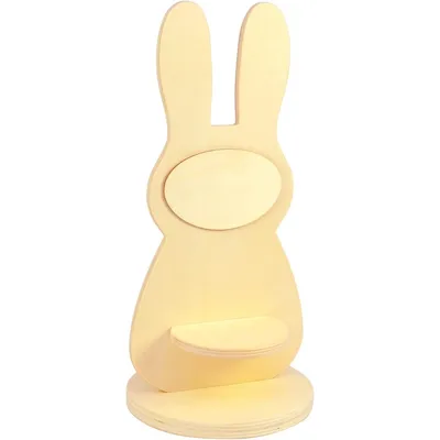 Produktbild von EDUPLAY 210-171 Dekoständer Hase aus Holz, natur (1 Stück)