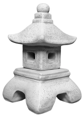 Produktbild von Japanische Yukimi-Gata Steinlaterne, 33 cm, grau