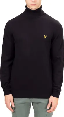 Zdjęcie produktu dla LYLE & SCOTT – Męski sweter z golfem z mieszanki wełny merynosowej – rozmiar XXL