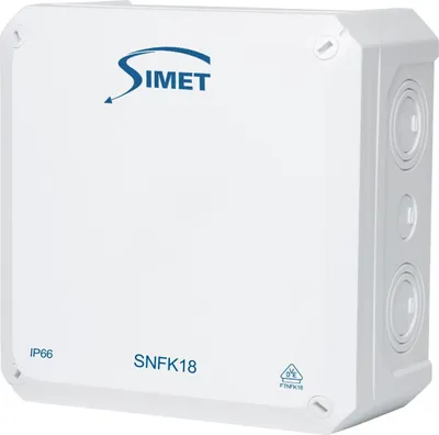 Produktbild von SNFK18 Wandeinbaudose, 180x180x9,3 IP66 weiß