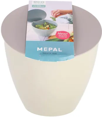 Produktbild von Mepal Abfallbehälter Calypso Tischmülleimer 2,2 Liter nordic white nachhaltig