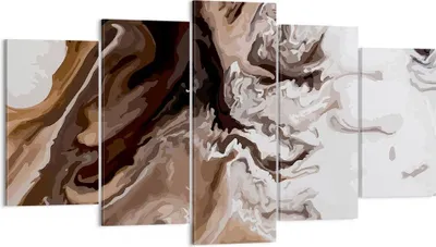 Produktbild von Bild auf Leinwand - Leinwandbild - Abstraktion modern - 160x85cm - Wand Bild - Wanddeko - Leinwanddruck - Bilder - Kunstdruck - Wanddekoration - Leinwand bilder - Wandkunst - EA160x85-4073