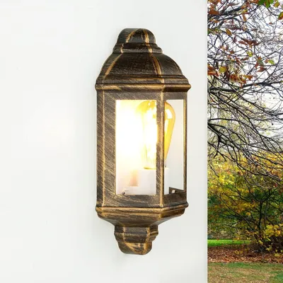 Wandlamp antik Kupfer IP44 E27 17,5 cm maritim Außen