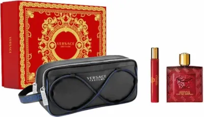 Zdjęcie produktu dla Versace - Eros Flame SET EDP 100 ml + miniature EDP 10 ml + cosmetic bag 100ml