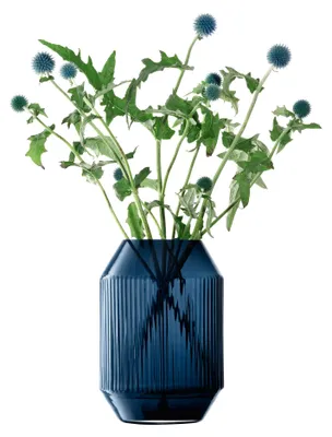 Produktbild von LSA | Vase ROTUNDA, saphir, H26cm