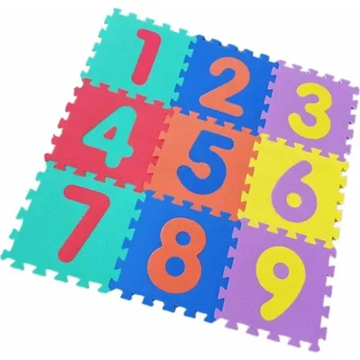 Obrázok produktu pre Penové puzzle čísla 9 kusov