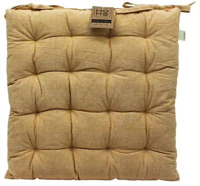 Obrázok produktu pre HOME ELEMENTS Podsedák prešívaný 40x40 cm, Oranžový melír