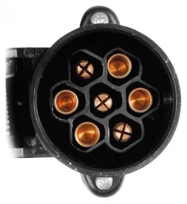 Produktbild von LA_38991 Anhängeradapter, 13-poliger Stecker auf 7-poliger Bus