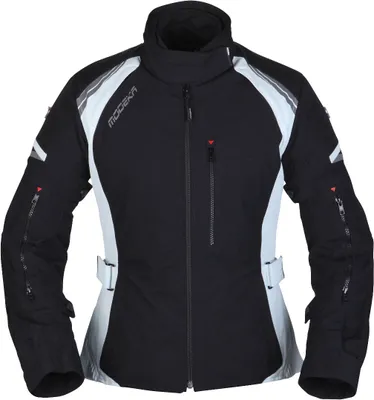 Produktbild von Modeka Amberly Textiljacke Damen schwarz / hellgrau 36