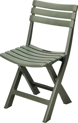Produktbild von ProGarden Stuhl Kunststoff grün - robuster Gartenstuhl für draußen