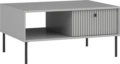 Produktbild von Couchtisch in grau mit gerillter Front IPSWICH-166
