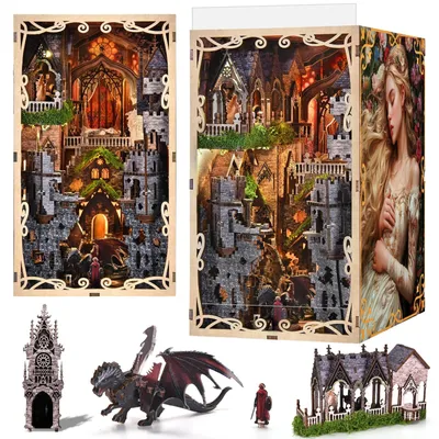 Zdjęcie produktu dla Zestaw MiniCity Bücherwinkel do samodzielnego montażu, miniaturowy domek