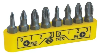 Immagine prodotto di Set di bit C.K 8 pezzi Phillips, Phillips Pozidriv (T4522)