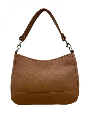 Produktbild von C7025 Cinino Kurzgrifftasche mit langem verstellbaren Schulterriemen Cognac