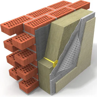 Produktbild von 350m² WDVS Steinwolle 034 Komplettpaket mmom 60mm Fassadendämmung WLG034 WDVS Putzträgerplatte Dämmplatte VWS Mineralwolle Wärmedämmung System