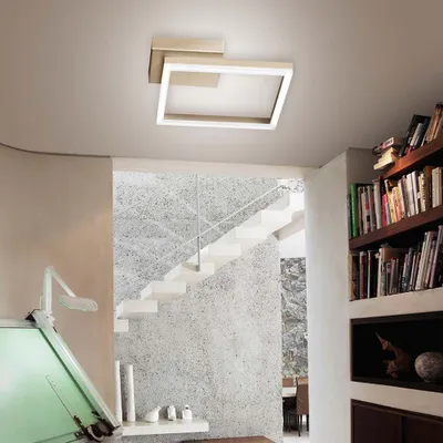 Produktbild von Fabas Luce LED Wand-/Deckenleuchte Bard 55x270mm 22W Warmweiß Gold dimmbar
