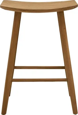 Produktbild von Hocker Massiv-Teakholz 65 cm kompakt