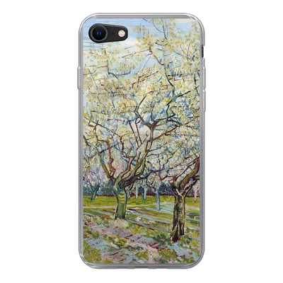Produktbild von MuchoWow® Handyhülle Schutzhülle Hülle für iPhone 8 Blühender Obstgarten - Vincent van Gogh Silikon Softcase Handy Hülle - Schutzhaube