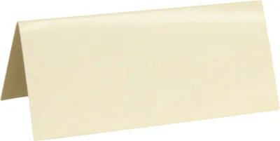 Zdjęcie produktu dla Wizytówki do dekoracji stołu 10 sztuk w kolorze kremowym 3x7cm - jeden rozmiar dla wszystkich
