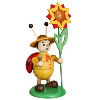 Produktbild von Räucherfigur Räuchermarienkäfer bunt H= 22cm NEU