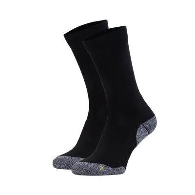 Produktbild von NOMAD® Anti-Zecke Coolmax (Polyesterfasern) Crew Wandersocke 2er-Pack 35/38 Schwarz Gepolstert Nahtlos
