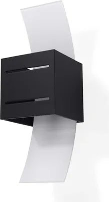 Immagine prodotto di Lampada da parete LORETO nero 1xG9 8W alluminio/vetro 30x12x10cm Sollux Lighting