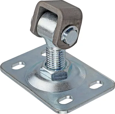 Produktbild von Torangel Torband Einstellbar M20 Anschraubplatte 110x75x4 Torbänder Torscharnier