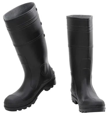 Produktbild von vidaXL Gummistiefel Schwarz Größe 43 PVC