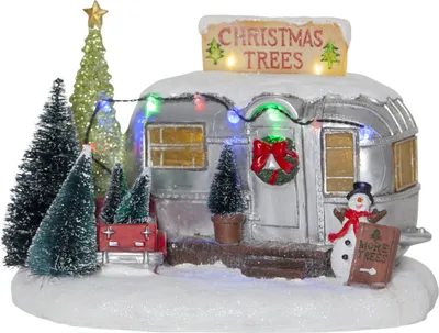 Produktbild von Star LED-Weihnachtsszene'Merryville',Tannenbaumverkauf,