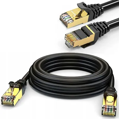 Zdjęcie produktu dla Kabel Sieciowy Lan Rj45 Cat 6A Przewód Internetowy Utp Router Skrętka 15M