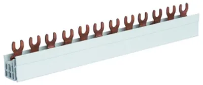 Produktbild von Hager KDN363A Phasenschiene 3-polig 63A 10mm² 12 Module - Sammelschiene