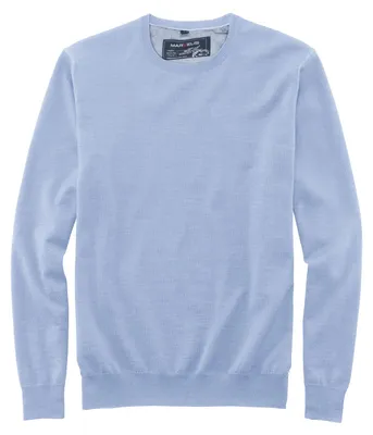 Produktbild von MARVELIS modern fit trui katoen, O-hals, lichtblauw