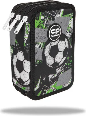 Zdjęcie produktu dla Piórnik Coolpack Jumper 3 z wyposażeniem Piłka Let's Gol