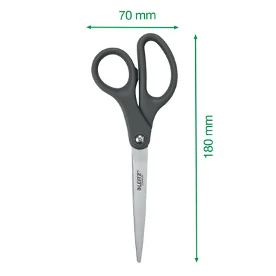 Image de LEITZ 54210089 LEITZ Schere Titanium dunkelgrau 18,0 cm