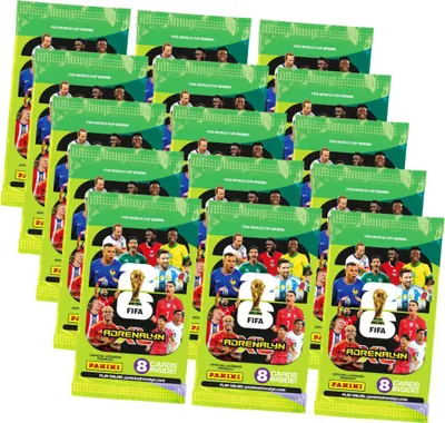 Produktbild von Fifa World Cup 2026 Adrenalyn XL - WM Trading Cards Sammelkarten - 15 Booster