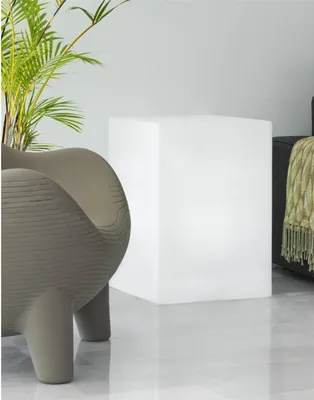 Produktbild von NewGarden CUBY 53 LED Garten-Leuchtwürfel, Beistelltisch + Abstellfläche 53cm E27 Innen & Außen IP65
