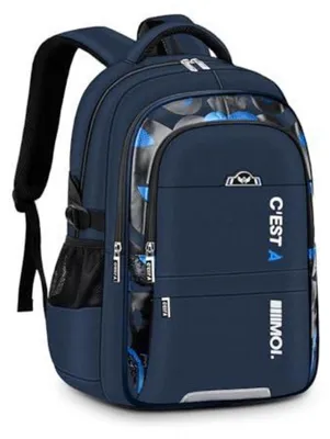 Immagine prodotto di Zaino per ragazzi e adolescenti, impermeabile, ergonomico, colore blu, dimensioni 31x16x46 cm