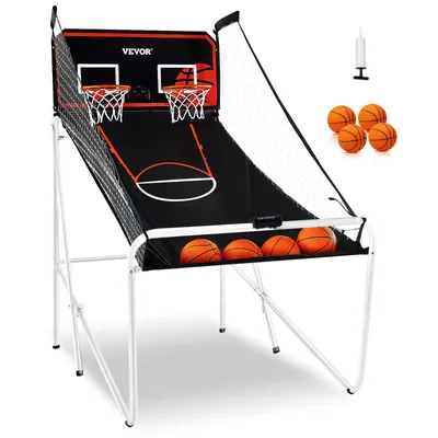 Image de Ensemble de basket-ball d'intérieur pour deux joueurs SucceBuy de 2,05 mètres, adapté aussi bien aux enfants qu'aux adultes