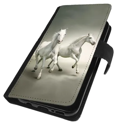 Produktbild von Handy Hülle für Samsung Galaxy S9 PLUS Book Case Schutzhülle Tasche Slim Flip Cover Etui Klapphülle Pferde Bild 270