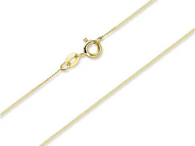 Produktbild von SILBERKETTEN STORE Panzerkette 0,7mm - echt 585 Gold, Länge wählbar von 38-60cm - 50cm