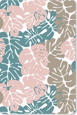 Produktbild von MuchoWow® Mauspad Mousepad Monstera - Dschungel - Muster - Pastell - Blätter 18x27 cm - Mousepads - Maus Mat - Pad - Mausunterlage