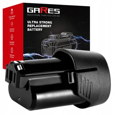 Obrázek produktu pro GARES Akumulátor Baterie pro Bosch D-70745 FL10 Flex -LI-2 | 12 V 2Ah | Zesílená série High-Performance | Vysoký výkon |