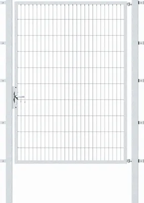 Produktbild von Alberts Einzeltor Flexo mit Zubehör, zum Einbetonieren, feuerverzinkt, Breite 150 cm, Höhe 200 cm