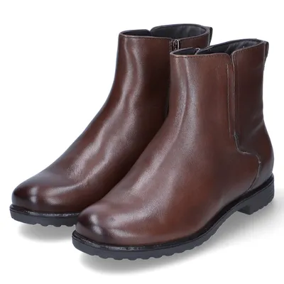 Zdjęcie produktu dla Ara buty za kostkę damskie gładka skóra brązowy rozmiar: 4½
