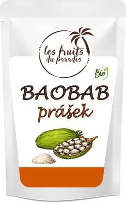 Obrázek produktu pro Baobab prášek Bio 200 g LES FRUITS DU PARADIS