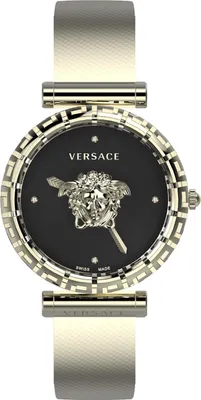 Produktbild von Versace Uhr Damen Palazzo Empire Greca Diamond Gold/Schwarz VEDV01319