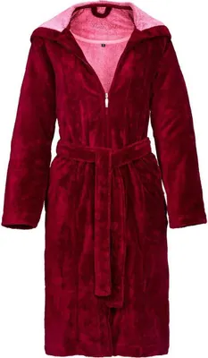 Produktbild von Vossen Damenbademantel Palermo Farbe burgundy Größe 48/50