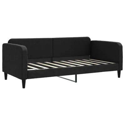 Produktbild von vidaXL Tagesbett Schwarz 90x190 cm Stoff